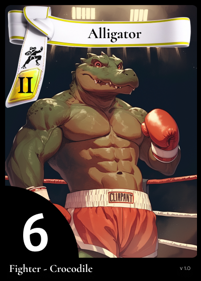 Alligator Fighter Card