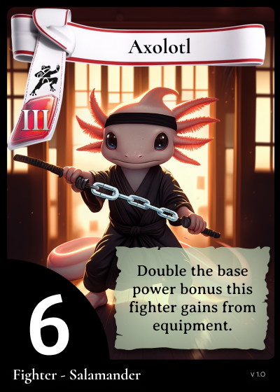 Axolotl Card