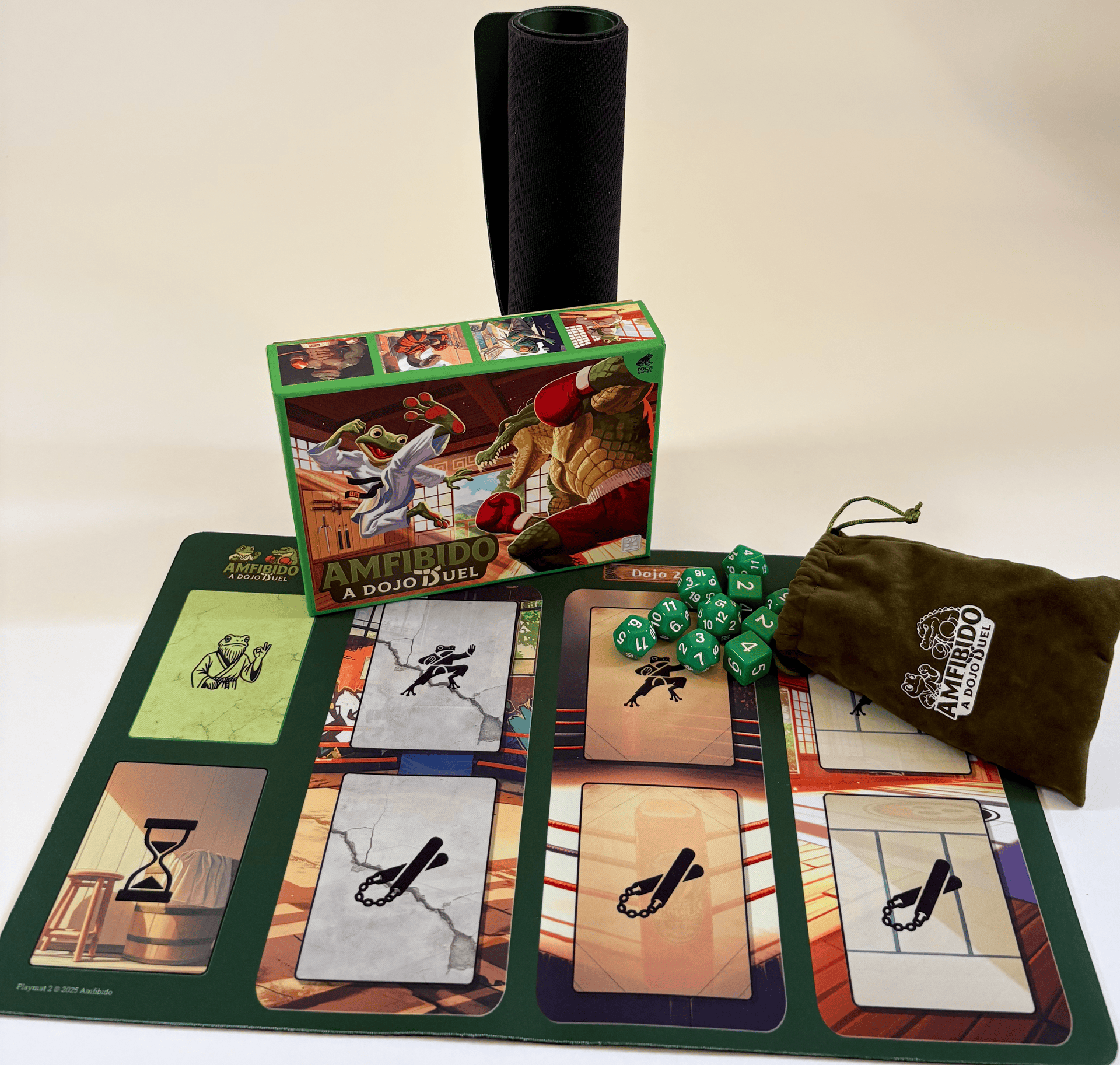 Amfibido Game + 2 Playmats + Dice Bag